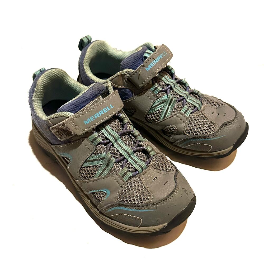 Merrell Outdoor Hiking Tennis Shoes Kids Youth Size 2